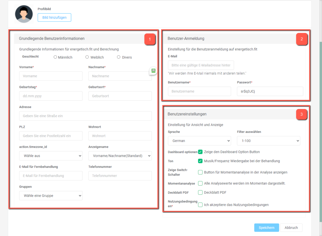Own illustration - Create user overview